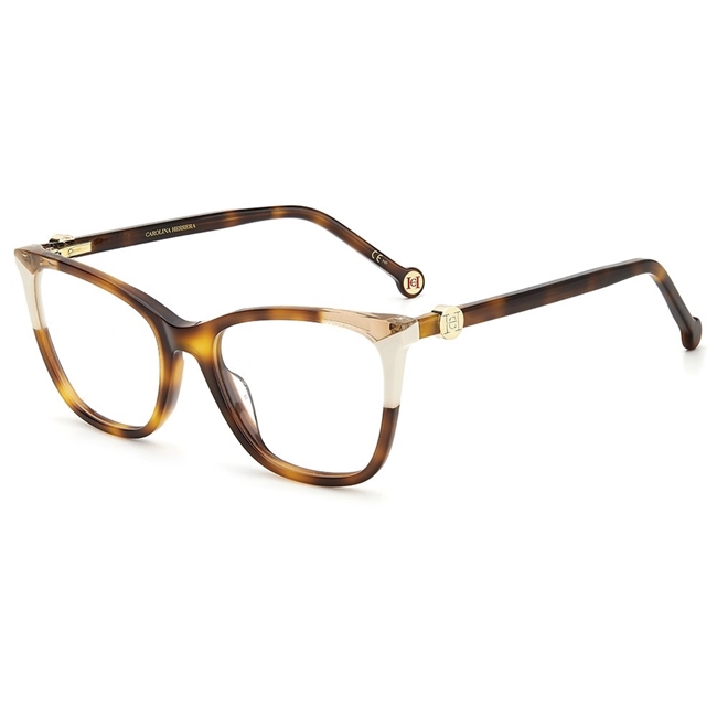 Lunettes De Vue CAROLINA HERRERA CH 0054 - Couleur Havana Ivory - Taille 53/16/145 - NEUVES Avec étiquettes