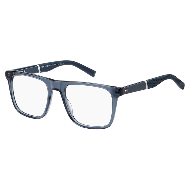 Armação de Óculos Tommy Hilfiger TH 2045 PJP - Azul Crystal 53 ...