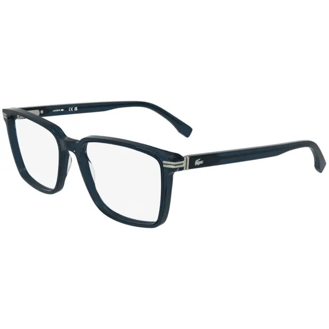 Armação de Óculos Lacoste L2986 410 - Azul Cristal 55 - Armação de
