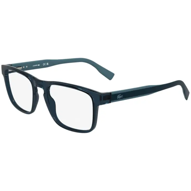 Armação de Óculos Lacoste L2972 410 - Azul Cristal 54 -