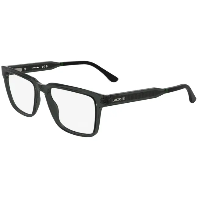 Armação de Óculos Lacoste L2976 035 - Cinza Cristal 55 -
