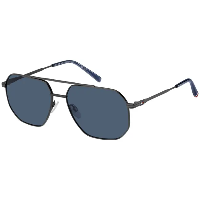 Óculos de Sol Tommy Hilfiger TH 2191/S SVK - Cinza Ruthenium Fosco