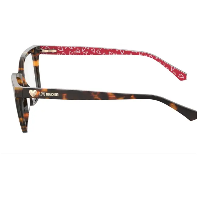 Armação de Óculos Love Moschino Mol638 2VM - Marrom Havana 54 -