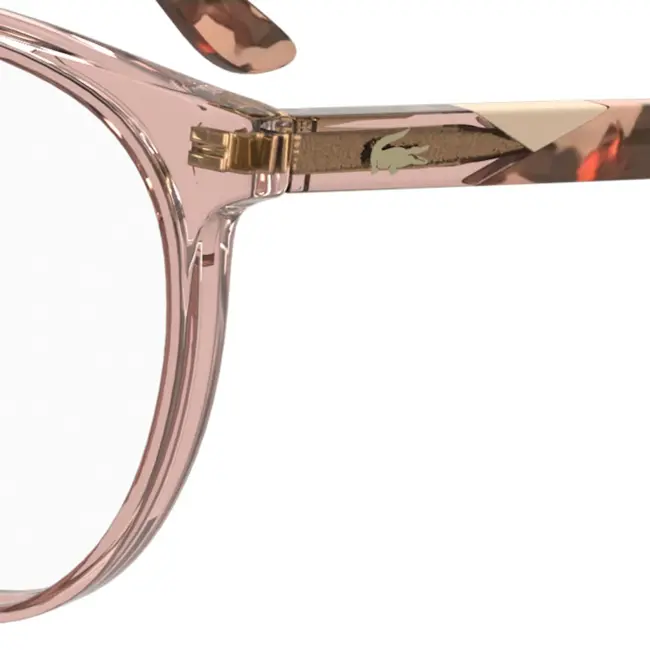 Armação de Óculos Lacoste L2987 662 - Rosa Cristal 55 -