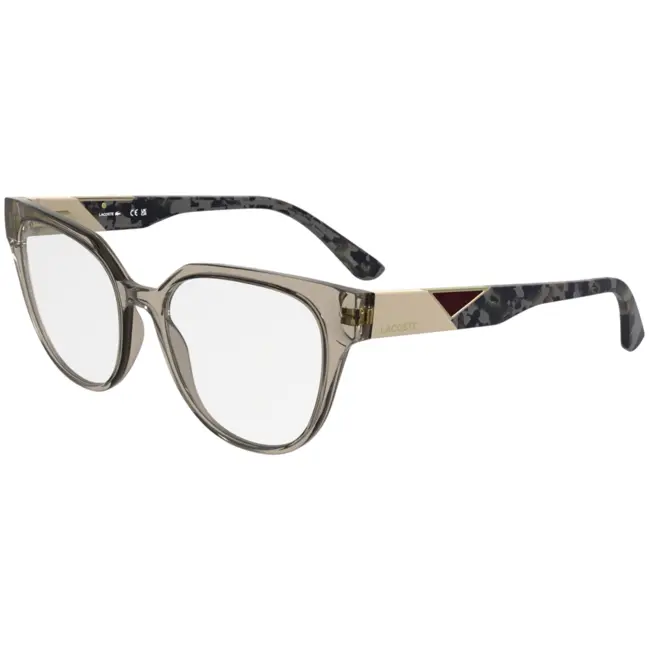 ルナ　0522 Armação de Óculos Lacoste L2982 N264 - Marrom Cristal 54 -