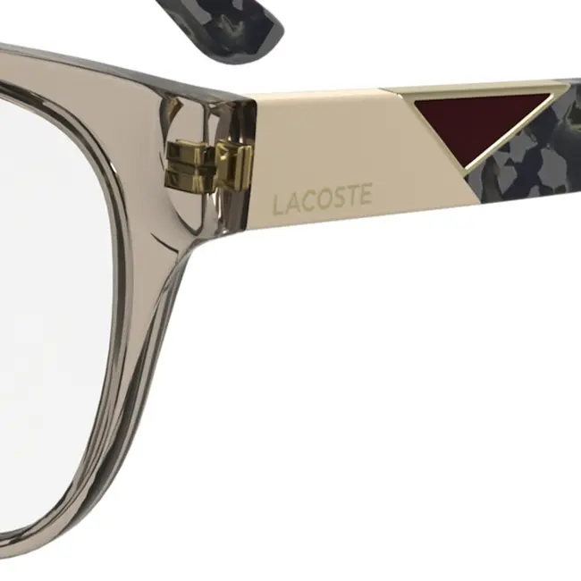 Armação de Óculos Lacoste L2982 N264 - Marrom Cristal 54 -