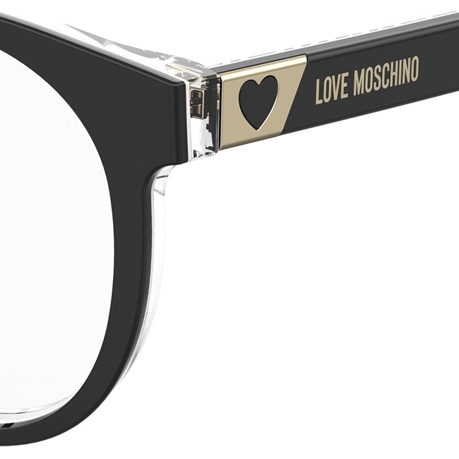 Armação de Óculos Moschino Love - Mol584 807 - Preto 52 - Armação
