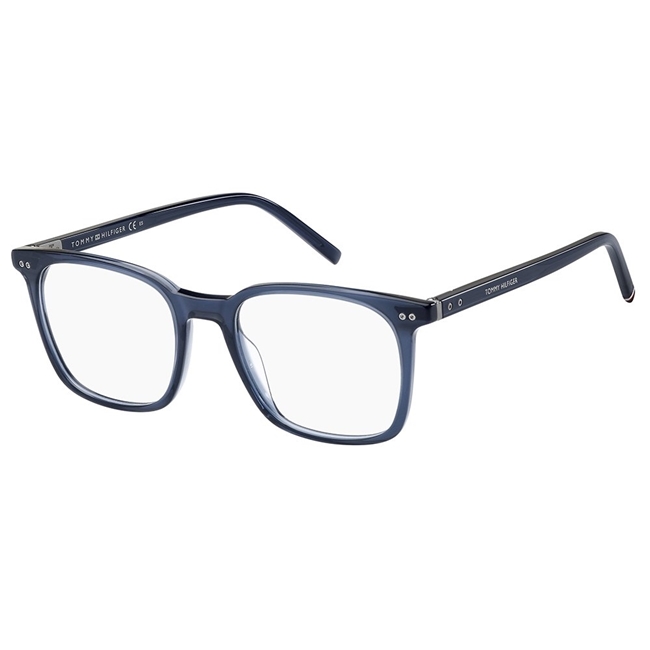 Armação De Óculos Tommy Hilfiger Th 1942 Pjp Azul 52 Armação De